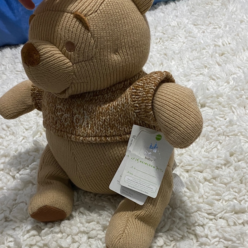 Disney store plush Winnie the Pooh , pooh bear stuffed , soft NWT - Picture 3 of 12